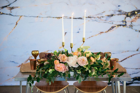 Marble wedding backdrop