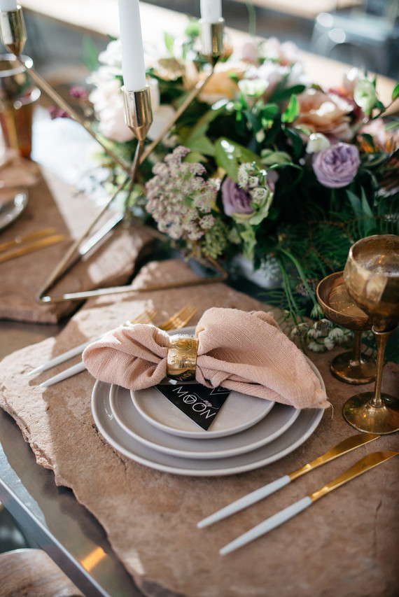 Modern loft wedding in San Diego Inspiration