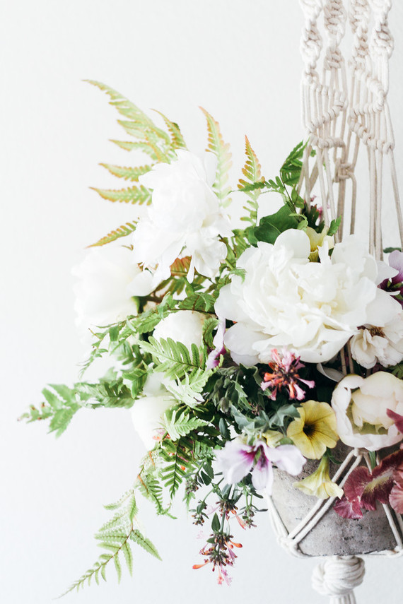 Macrame and floral workshop Inspiration
