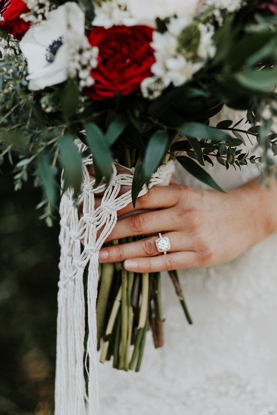 Rose gold wedding ring