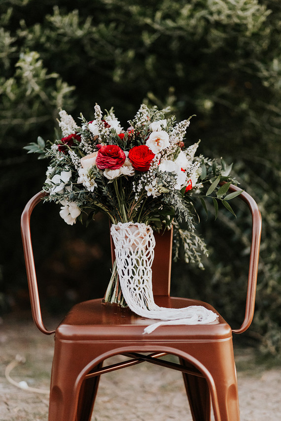 Copper and red wedding ideas