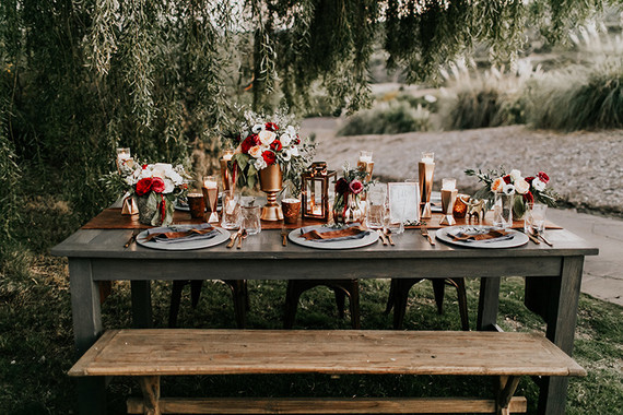 Bohiemian fall wedding inspiration