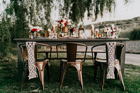 Bohiemian fall wedding inspiration