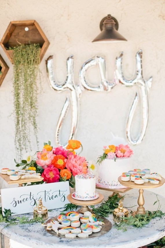 Unicorn 1st birthday ideas