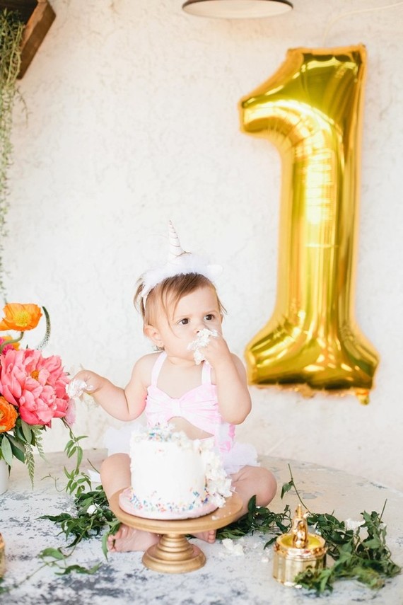 Unicorn 1st birthday ideas Inspiration