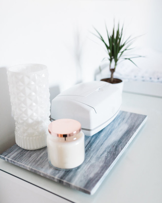 Neutral, modern boy's nursery