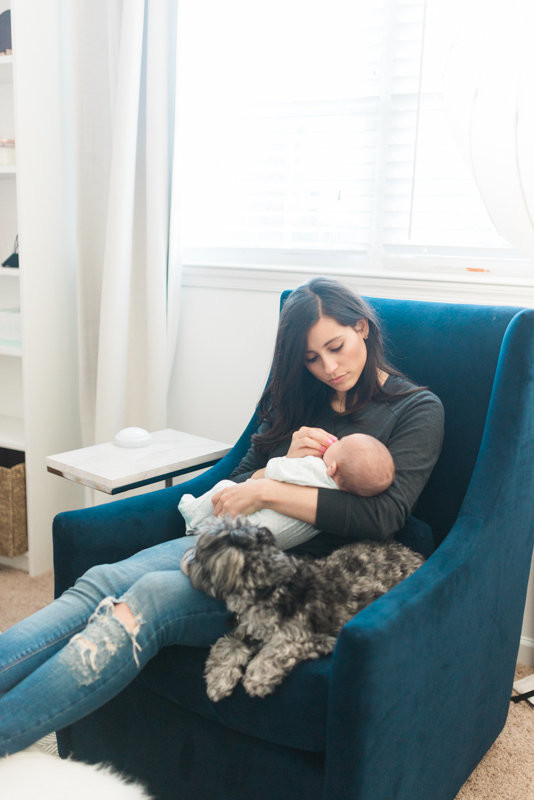 Neutral, modern boy's nursery