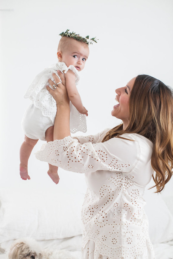 All white family photos