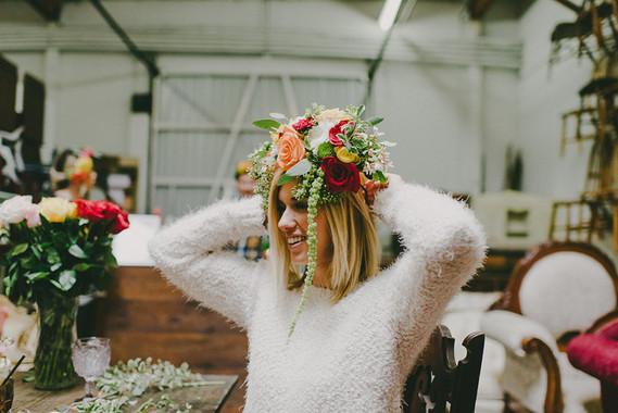 Flower crown workshop