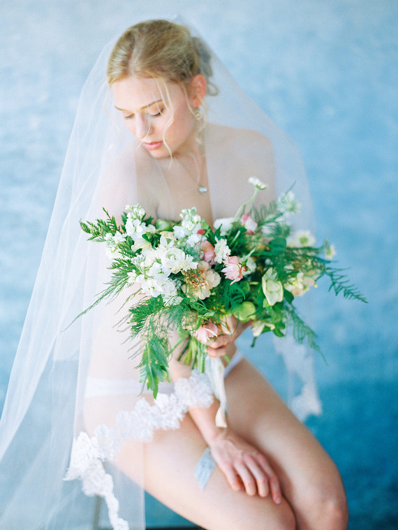 Spring styled boudoir editorial