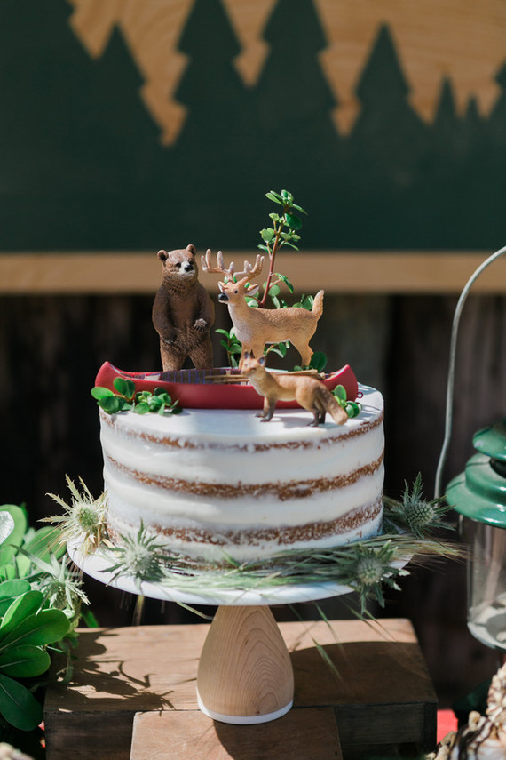 Vintage camp birthday party