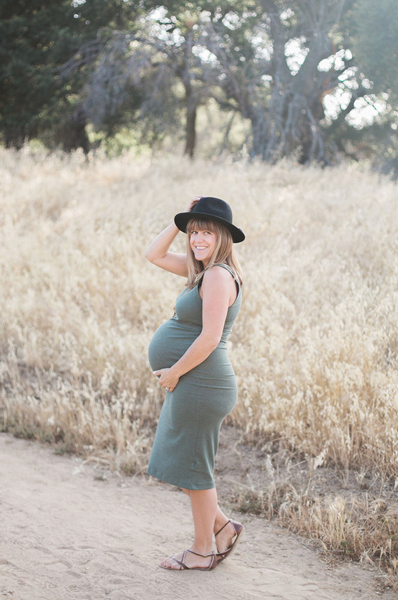 Sunset maternity + family session in Topanga