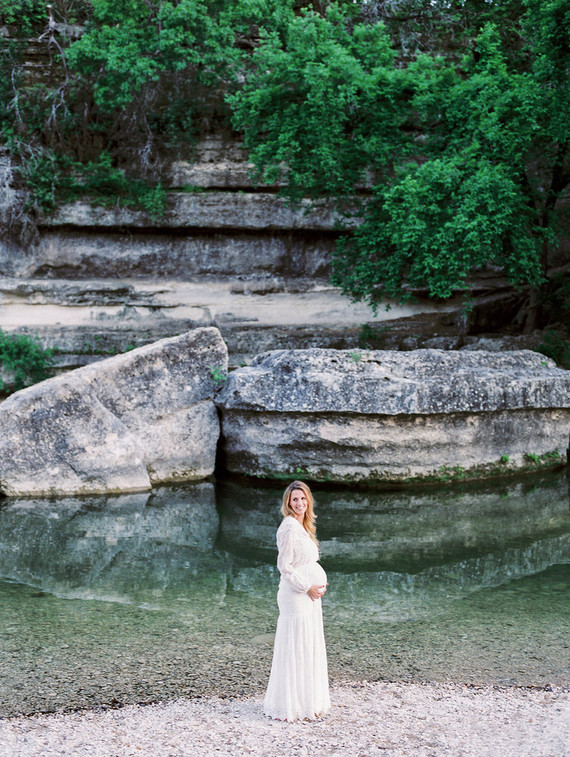 Bull Creek maternity photos near Austin TX