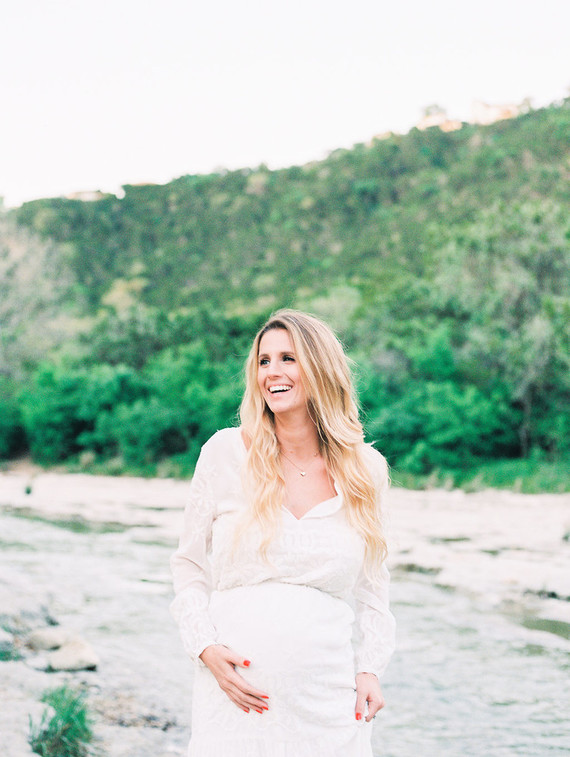 Bull Creek maternity photos near Austin TX