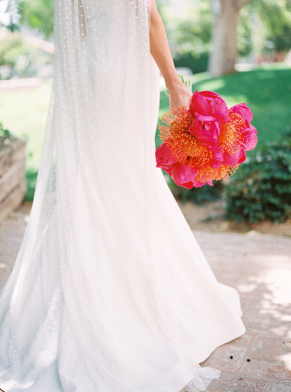Pink peony bouquet