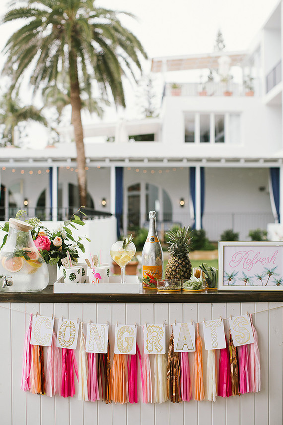 Tropical wedding inspiration