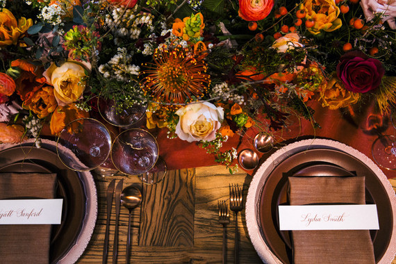 Copper wedding inspiration