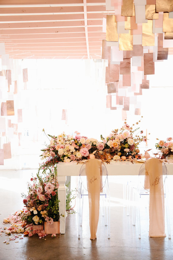 Romantic pink wedding inspiration Inspiration