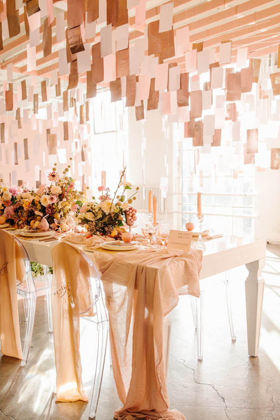 Romantic pink wedding inspiration Inspiration