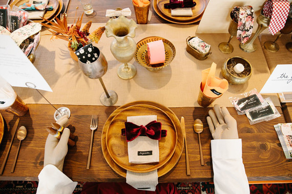 Masculine tablescape