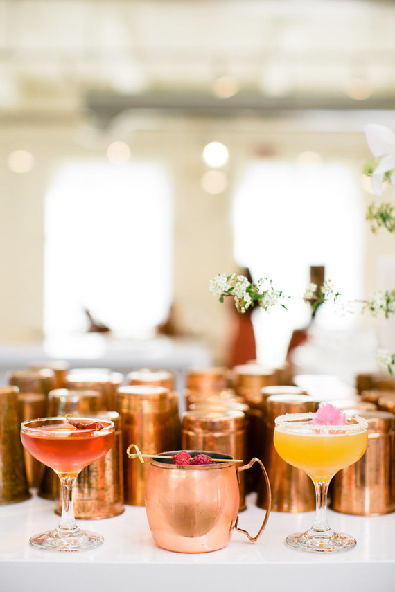 Copper mugs
