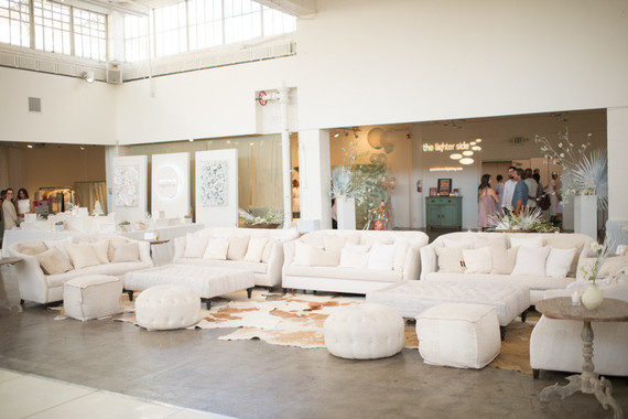 White wedding lounge