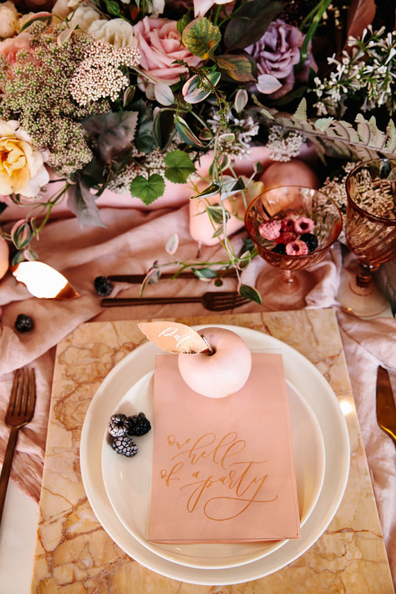Romantic pink wedding inspiration Inspiration