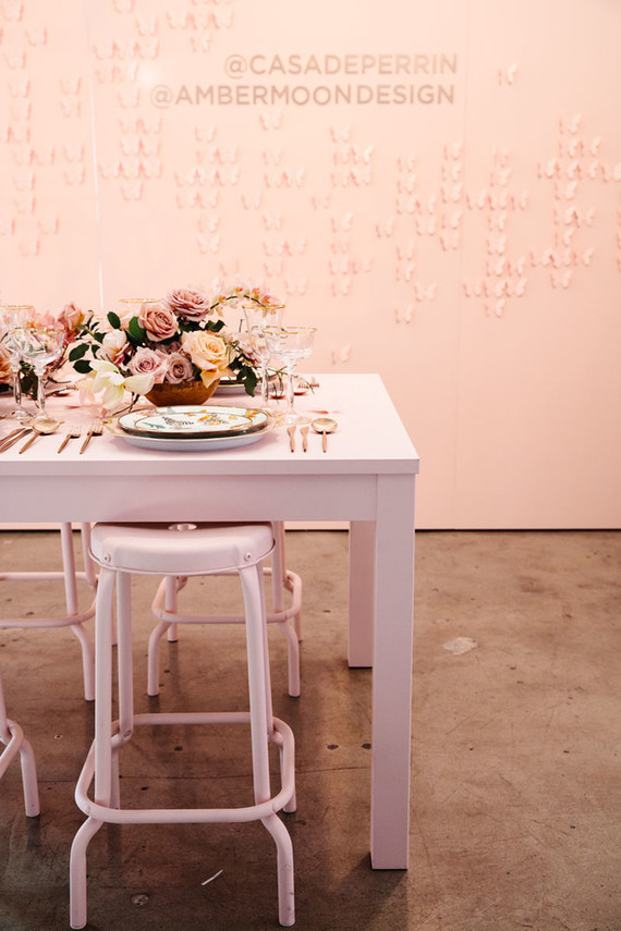 Romantic pink wedding inspiration Inspiration