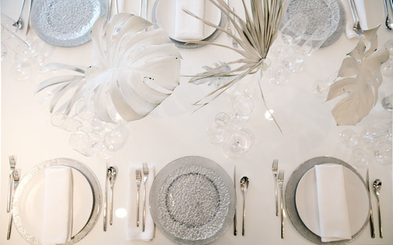 White wedding decor