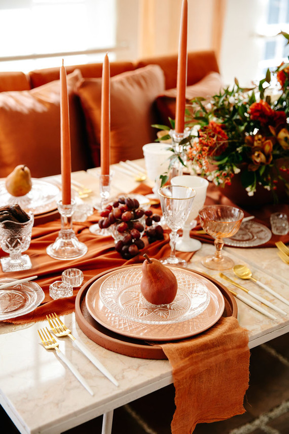 Orange wedding inspiration