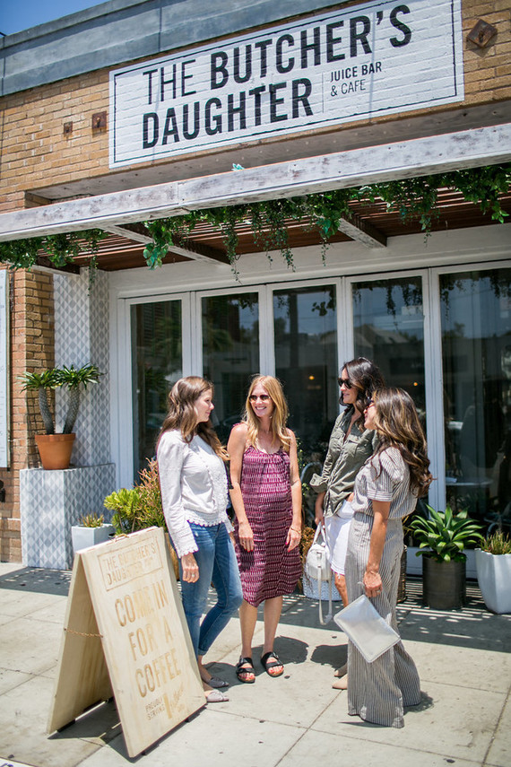 Lunch at The Butcher's Daughter in Venice