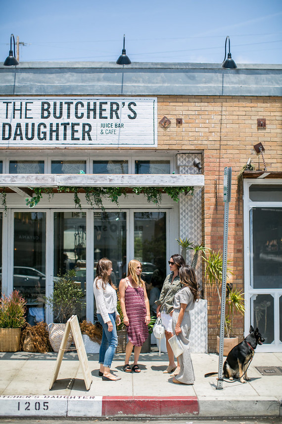 Lunch at The Butcher's Daughter in Venice