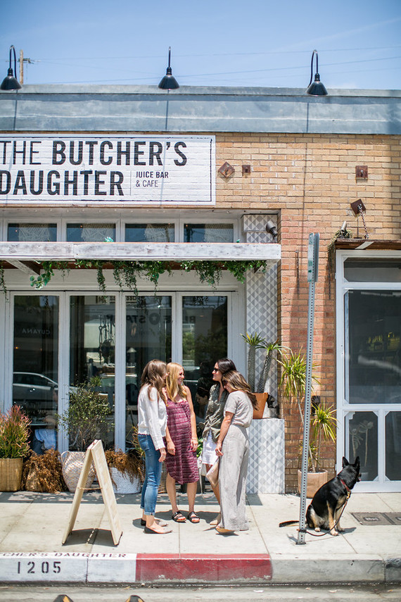 Lunch at The Butcher's Daughter in Venice