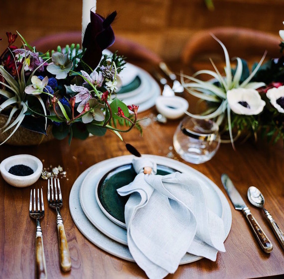 Modern tablescape