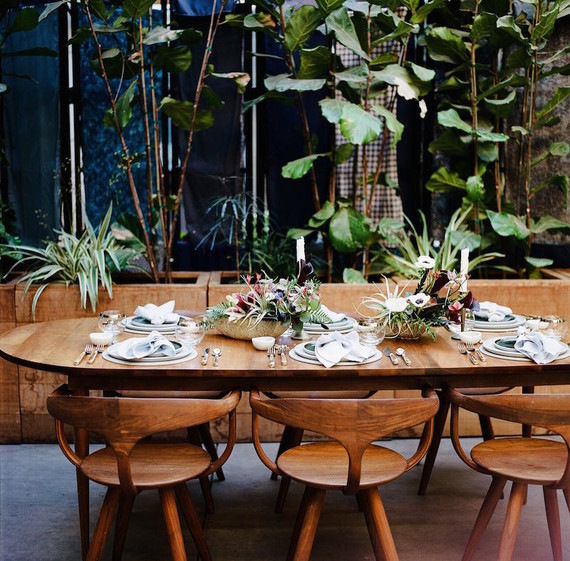 Modern tablescape