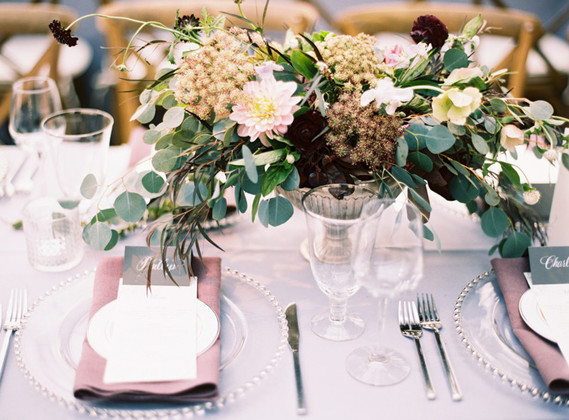 Lavendar wedding decor