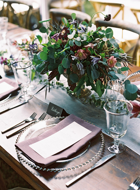 Classic tablescape