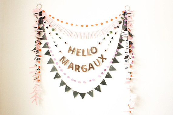 baby shower garland decor