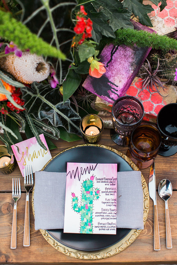 Tropical wedding inspiration