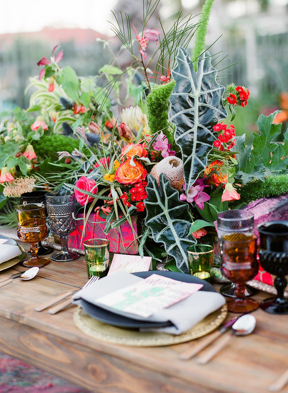 Tropical wedding inspiration