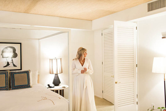 70's inspired wedding dress