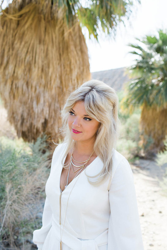 70's inspired wedding dress