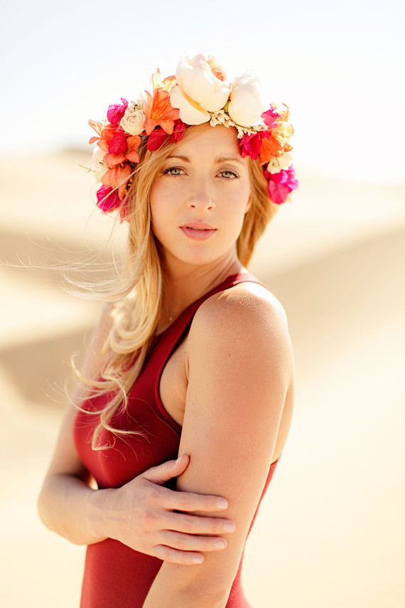 Desert sand dune engagement shoot