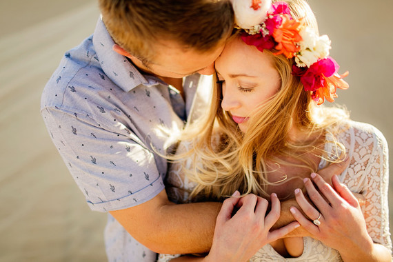 Desert sand dune engagement shoot