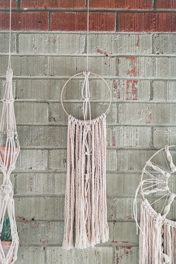 Macrame backdrop
