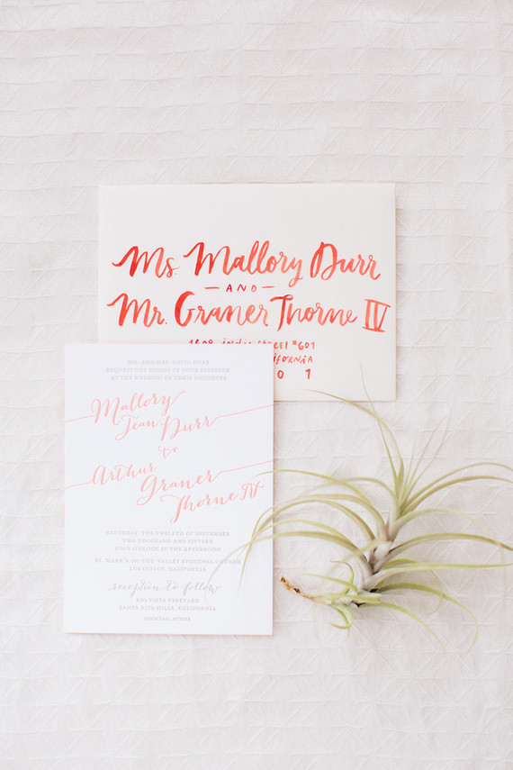 Summer wedding invitations