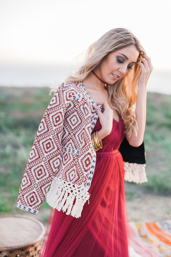 Marsala bridesmaid dress