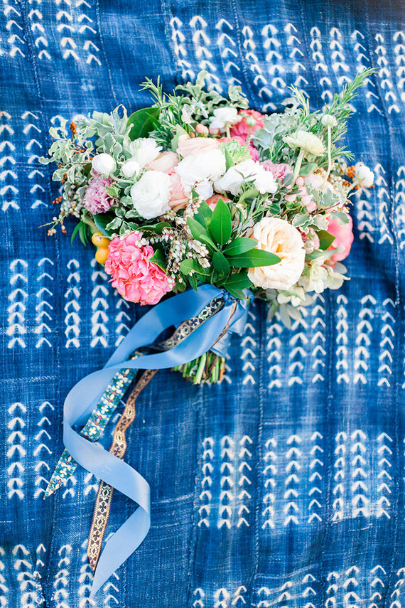 Spring bridal bouquet