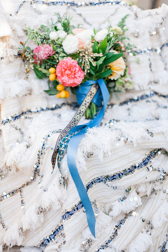 Spring bridal bouquet