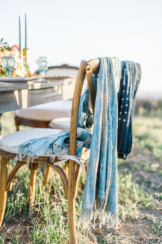 Indigo fabric